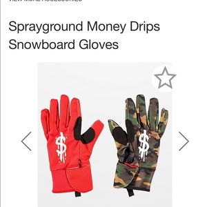 Sprayground snowboarding gloves